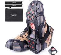 Sfee Crampones V3 - Tacos de hielo de tungsteno para zapatos y botas, tacos de tracción para senderismo, caminar, correr sobre nieve y hielo