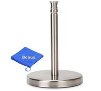 Sfemn Paper Towel Holder Countertop Stainless Steel Heavy Base 2LBS in Weight and 67inch in Diameter Paper Towel Rack Rip