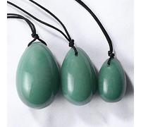 Sfera di cristallo 3 pezzi Occhio di tigre naturale Gemstone Yoni Eggs Esercizio di Kegel Guarigione Reiki Muscoli del pavimento pelvico-GA_set