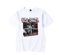 Sfera Ebbasta Merch - Camiseta de manga corta para hombre y mujer, ropa de verano, blanco, L