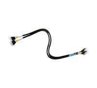 SFF-8654 8i cable de almacenamiento interno para servidor | Funda trenzada de 65 cm para transferencia de datos de 24 Gbps, placa posterior y conexión de controlador HBA