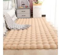 SFgFGfcghC Alfombra de Felpa de Pelo Corto Alfombra Junto a la Cama para dormitorios Tapete Minimalista Cojín de exhibición de Lana sintética Cojín Decorativo, f,80 * 180cm