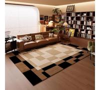 SFgFGfcghC Alfombra Estilo Antiguo, Alfombra de Mesa de té Vintage Nueva, tapete para sofá, Alfombra Resistente a Manchas para Dormitorio Junto a la Cama, sin Necesidad de Lavado,d,80 * 120cm