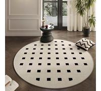 SFgFGfcghC Sala de Estar, Estilo francés Redondo, habitación sin Mantenimiento, Dormitorio, mesita de Noche, Alfombra del hogar,e,diameter160cm