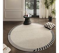 SFgFGfcghC Sala de Estar, Estilo francés Redondo, habitación sin Mantenimiento, Dormitorio, mesita de Noche, Alfombra del hogar,c,diameter140cm