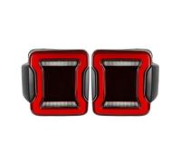 SFIFHSKFH Luces PosicióN Para Jeep para Wrangler JK 2007-2018 lámpara freno luces circulación diurna inversa luces traseras coche 2x LED(Euro Ver)