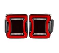 SFIFHSKFH Luces PosicióN Para Jeep para Wrangler JK 2007-2018 lámpara freno luces circulación diurna inversa luces traseras coche 2x LED(USA Ver)