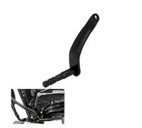 SFIWFOGD Brazo de Palanca de Cambios extendido for Motocicleta, Color Negro/Cromado, Compatible con Harley Softail Fat Boy Slim Deluxe Heritage 2018-23(Shifter Rod Lever B)