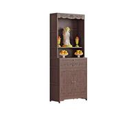 SFJATTA Mesa de Altar Personal, gabinete Moderno de Guanyin, Dios de la Riqueza, diseño Retro Natural y Robusto, para Sala de Estar y Estudio.(69 * 38 * 170cm)