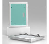 SFJATTA Metálica Fontanería Trampilla Pladur Panel de Acceso Empotrado con Marco de Aluminio para Paneles de Yeso((WxH) 97x102cm/38x40in)