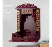 SFJATTA Soporte de Pared para Estatua de Buda, Estante de Altar para ofrendas de Incienso, para exhibición en el hogar o Templo.(36 * 31 * 51cm)