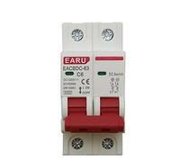 SFJSFIMQ Mini disyuntor Solar de 1000V CC, Interruptor de protección contra sobrecarga, 6A/10A/16A/20A/25A/32A/40A/50A/63A 2P DC1000V, fotovoltaico MCB PV(40A)