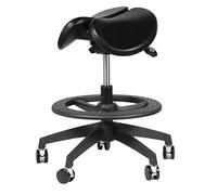 SFKLYU Asiento Dividido Estilo Silla de Montar, Silla O Taburete Ergonómico, Silla Médica y Dental Ajustable, Taburete para Dentistas y Médicos,A2,560~700mm