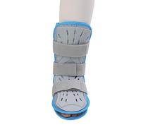 SFKLYU Férula para Tobillo y Pie, Botas Correctoras para Esguinces de Tobillo, Férula de Fijación para Tobillo con Deflector, Forros Desmontables,Left,L