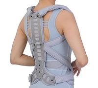 SFKLYU Ortesis Ajustable para Asistencia Espinal, Corrector de Postura para Hombres y Mujeres, Soporte de Espalda para Joroba, Escoliosis, Cifosis y Columna Vertebral,S