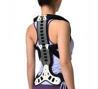 SFKLYU Ortesis de Asistencia Espinal Ajustable, Corrector de Postura, Soporte para Espalda Encorvada, Escoliosis, Cifosis y Fracturas por Compresión Vertebral,L