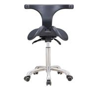 SFKLYU Taburete con Sillín para Dentista con Respaldo, Silla con Sillín Ergonómica, Taburete De Salón Ajustable, Silla De Dentista, Taburete con Sillín De Elevación Hidráulica,A5