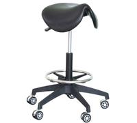SFKLYU Taburete Ergonómico con Asiento Dividido Estilo Silla de Montar, Silla Médica y Dental Ajustable, Taburete para Dentistas y Médicos Ideal para Clínicas, Spas y Masajes,A2,520~660mm