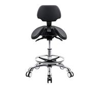 SFKLYU Taburete Ergonómico con Asiento Dividido, Silla de Escritorio Multiusos, Silla de Dibujo Ajustable con Ruedas para Clínicas, Spas, Salones de Masaje y Estudios,A3,430~530mm