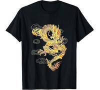 SFMTRTAO Traditional Chinese Dragon T-Shirt Black L