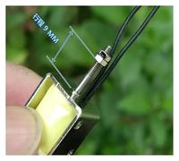 SFNGXXAG DC 12V-24V Through Type Electromagnet Stroke Adjustable 10MM Impact Type Solenoid Small DS-0520S