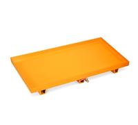 SFNIOKFG Bandeja a Prueba de derrames Bandeja para derrames de Tanques de Aceite, Plataforma para derrames con Drenaje, Palet Grande para contención de derrames, Bandeja a Prueba de Fugas p