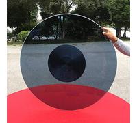 SFNIOKFG Bandeja giratoria Redonda para Servir, Plato Giratorio de Vidrio, Perezoso para cenas Familiares con Base de aleación de Aluminio Suave y silenciosa, Bandeja giratoria Perezosa de