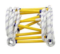 SFNIOKFG Escalera de Cuerda, Escalera de Escape en Caso de Incendios Escalera de Rescate Incombustible 3 M-50 M (9.8-49 Pies), Escalera de Cuerda de Rescate para Uso Rápido en Incend