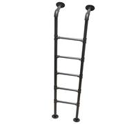 SFNIOKFG Escalera de Mano Resistente de Metal Antideslizante para Montar en la Pared para el Loft del hogar, escaleras de Escalada para áticos de 100 a 300 cm de Alto para Camas Altas, terr