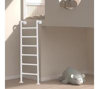 SFNIOKFG Escalera de Metal para ático de 60 Pulgadas y 150 cm para el hogar, Escalera de Entrada y Salida de 120 cm, 125 cm, 131 cm, 134 cm y 140 cm de Altura, Escalera de Escalada universa