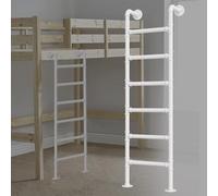 SFNIOKFG Escalera de Seguridad de Tubo de Hierro Industrial para Loft, Dormitorio, casa rodante, de Metal, Universal, para literas gemelas de 3, 4 o 5 escalones, para áticos, bibliotecas, t