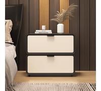 SFNIOKFG Mesita de Noche de Madera Maciza de Lujo, mesita de Noche Moderna con 2 cajones, mesita de Noche pequeña, Mesa Auxiliar Minimalista con Almacenamiento para Dormitorio, Sala de Esta