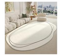 SFOIKVG Alfombra Alfombras Alfombra De Sala Estar Área Grande Y Esponjosa Decoración del Hogar Blancas for Los Pies Cama Dormitorio Shaggy para el hogar(6-YD,160x200cm)