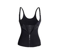 SFOIKVG Cinturón Abdominal para Mujeres 1 corsé Moldeador de Cintura for Mujer con Cremallera, Camiseta sin Mangas Tirantes Ajustables para Apoyo Abdominal(3XL)