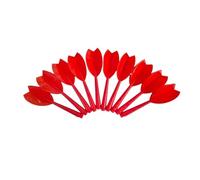 SFOIKVG Dardos Integrado de Vuelo y Eje 10/30 Uds. Vuelos de Dardos Integrales 6mm Tornillo Rosca Colas alas Hojas Ejes for Accesorios Juegos Diana para Accesorios(10Pcs-Red Color)