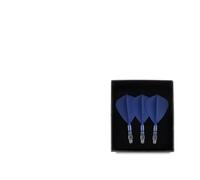 SFOIKVG Dardos Integrado de Vuelo y Eje Juego de 3 con Forma Cometa Vuelo y Eje dardo Integrado para Accesorios(Blue Flight 23mm)