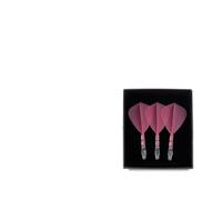 SFOIKVG Dardos Integrado de Vuelo y Eje Juego de 3 con Forma Cometa Vuelo y Eje dardo Integrado para Accesorios(Rose Red Flight 28mm)