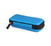 SFOIKVG Funda para Dardos Almacenamiento portátil con Cremallera for Dardos, Organizador de Accesorios Duradero Multicapa, vuelos y Otros, diseño Impermeable para Tienda(Blue)