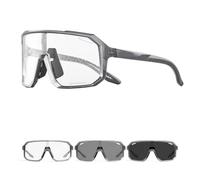 SFOIKVG Gafas ciclismo Photochromic Sports Men UV400 Cycling Glasses Bike Sunglasses Outdoor Eyewear Bicycle Women Riding Hiking Goggles para Deportes al aire libre(Photochromic-12)