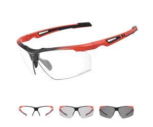 SFOIKVG Gafas ciclismo Photochromic Sunglasses Cycling Glasses Bike Running Man Sun Bicycle Sports Road Eyewear For Women Cycle Goggles para Deportes al aire libre(08)