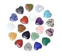 SFOIKVG Piedras Decorativas 10/20/30 Uds. 20MM Cristal Amatista Amor Piedras curativas espécimen de Grava Mineral Irregular for decoración del jardín hogar para Jardín(20pcs)