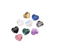 SFOIKVG Piedras Decorativas 10/20/30 Uds. 20MM Cristal Amatista Amor Piedras curativas espécimen de Grava Mineral Irregular for decoración del jardín hogar para Jardín(10pcs)