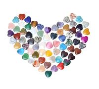 SFOIKVG Piedras Decorativas 10/20/30 Uds. 20MM Cristal Amatista Amor Piedras curativas espécimen de Grava Mineral Irregular for decoración del jardín hogar para Jardín(50pcs)