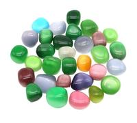 SFOIKVG Piedras Decorativas Piedras caídas, Cristales curativos, Mineral a Granel, Grava, energía, Tanque de Cuarzo, Acuario, decoración jardín para Jardín(Green2,1PC)