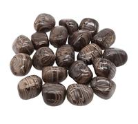 SFOIKVG Piedras Decorativas Piedras caídas, Cristales curativos, Mineral a Granel, Grava, energía, Tanque de Cuarzo, Acuario, decoración jardín para Jardín(Coffee Jasper,50g)