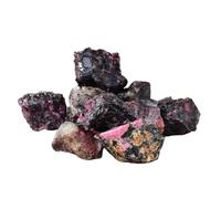 SFOIKVG Piedras Decorativas Rodonita Piedras Crudas Rocas Jardín Acuario Especímenes Minerales para Jardín(200-210g (a Pack))