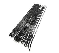 SFOIKVG Radios de Bicicleta Radios de Bicicleta Pillar 1423 PSR Aero, Acero Inoxidable con Curva en J tracción Recta, 14G, 2,0mm, Alta Resistencia for Rueda Carretera para Rueda(Straight Pull 28pcs)