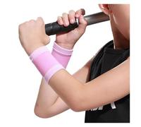 SFOIKVG Rodilleras 1 par de rodilleras deportivas, coderas, muñequeras, tobillera, for niños y niñas for deportes baloncesto voleibol para hombres y mujeres(1Pair-pink-wrist,M (25-40KG))