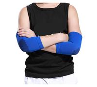 SFOIKVG Rodilleras 1 par de rodilleras deportivas, coderas, muñequeras, tobillera, for niños y niñas for deportes baloncesto voleibol para hombres y mujeres(1Pair-bule-elbow,L (40-55KG))