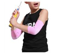SFOIKVG Rodilleras 1 par de rodilleras deportivas, coderas, muñequeras, tobillera, for niños y niñas for deportes baloncesto voleibol para hombres y mujeres(1Pair-pink-elbow,M (25-40KG))